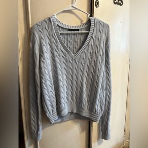 Brandy Melville light blue knit sweater. Excellent condition.